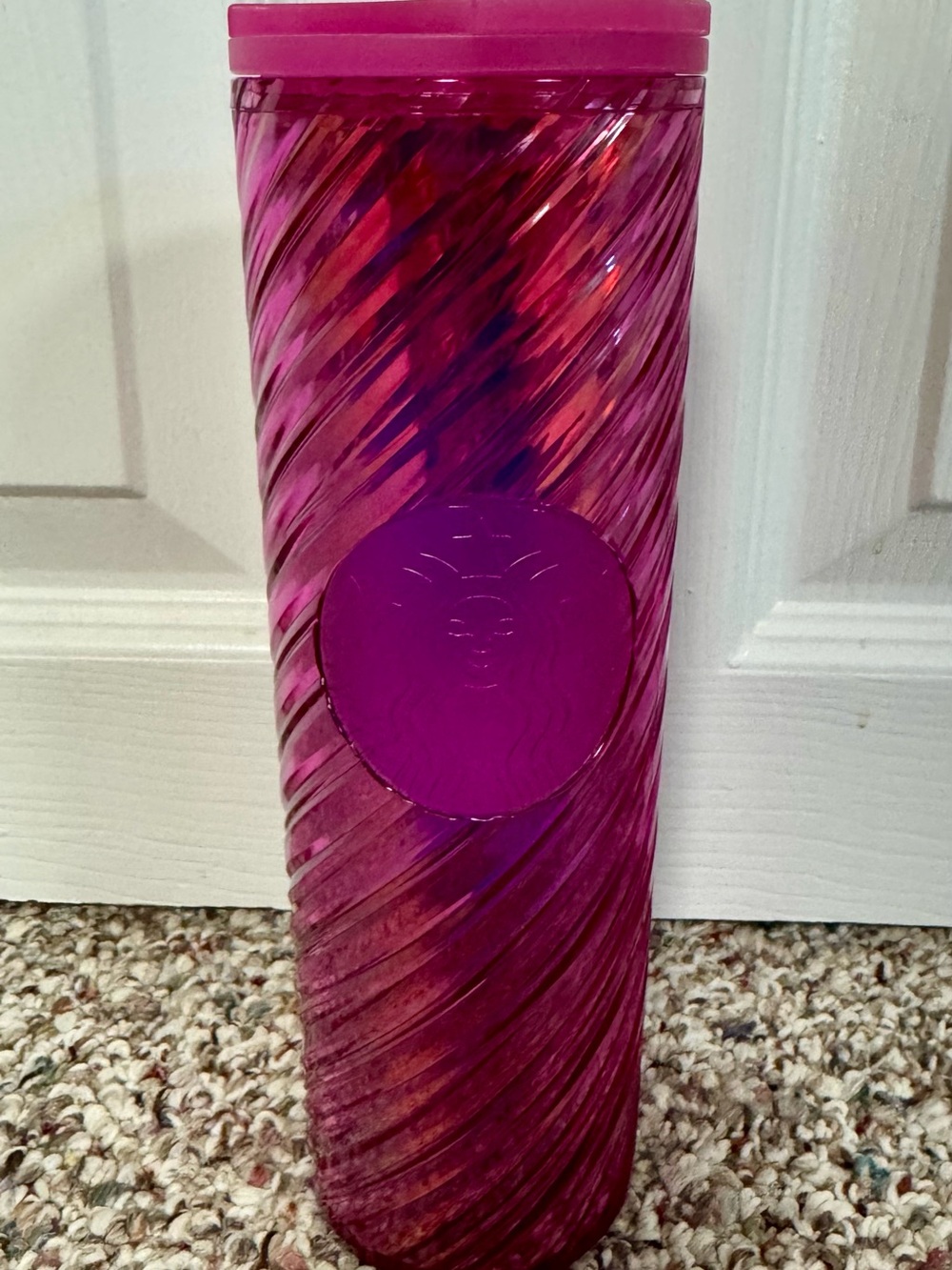 Starbucks Hot Pink Swirl Reusable Tumbler